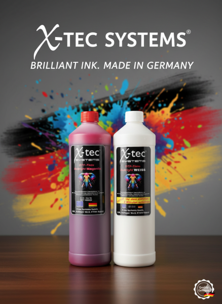 X-tec BeBright DTF Tinte Weiss 1L
