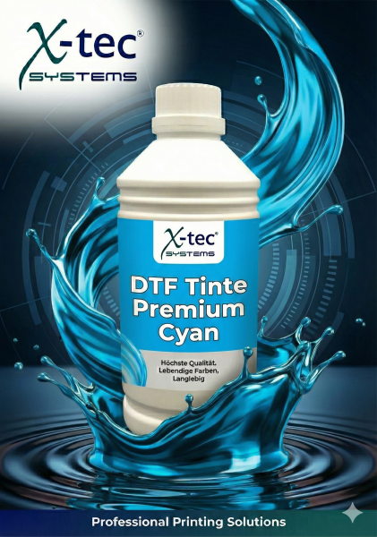 DTF Tinte Premium CYAN - 1L